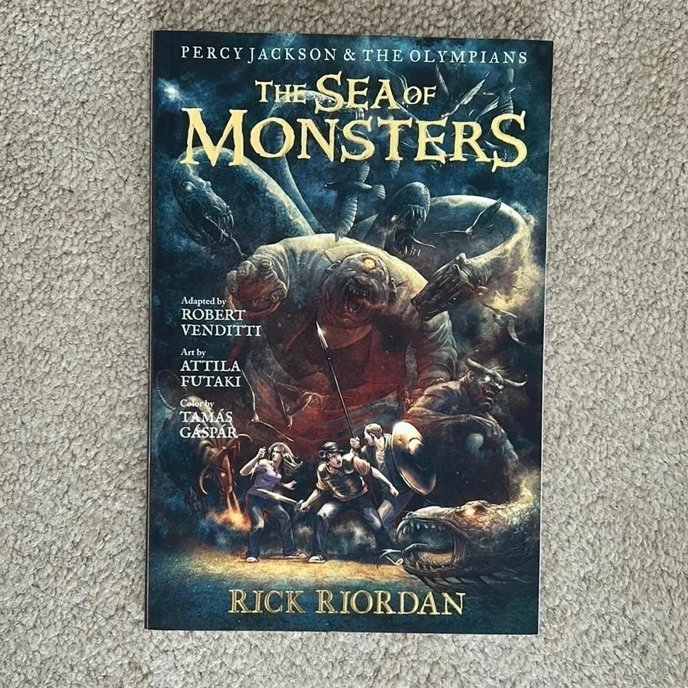 The Sea of Monsters (Blue Cover) - Kids Book